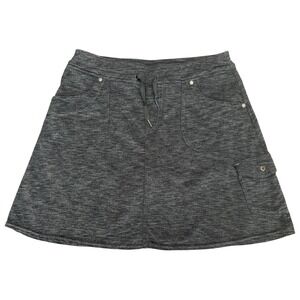 Kuhl Mova Skort Heather Gray Cargo Athletic Hiking Skirt Outdoor Small Pockets‎